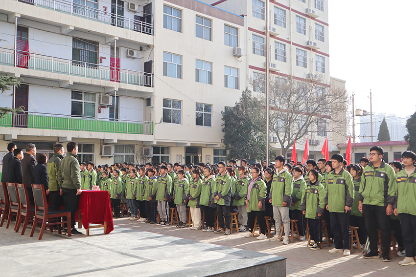 百日冲刺 逐梦未来｜我校举行决战对口高考百日誓师大会